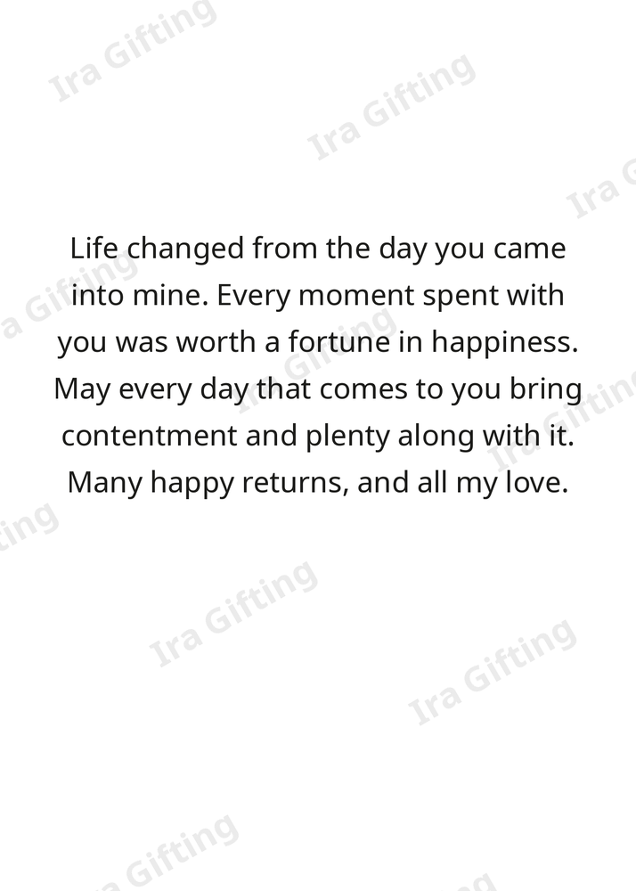 Mom to Son letter frame in English - blank frame
